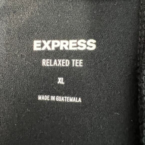 Express Womens Top XL Relaxed Tee Soft Stretch Long Length Workwear Casual Flowy - Picture 2 of 9